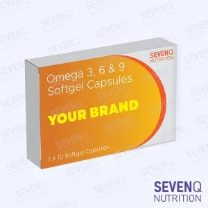 Omega 3 6 and 9 Softgel Capsules Manufacturer in India