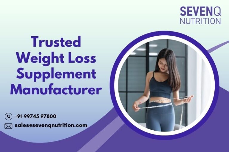 Trusted Weight Loss Supplement Manufacturer